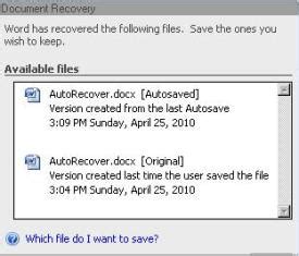 Auto Recovery Word 的图像结果