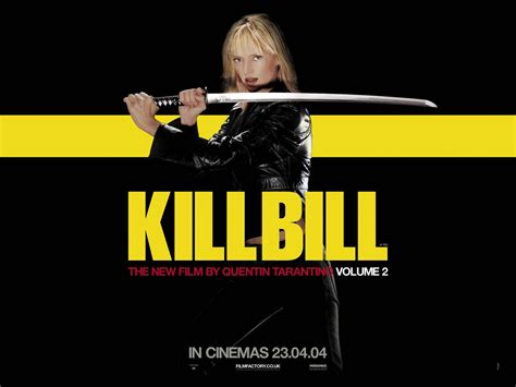 Download Kill Bill Black And Yellow Poster Wallpaper | Wallpapers.com