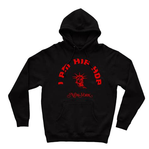 IAM HIP HOP HOODIE - BLACK/RED – China Mac Online
