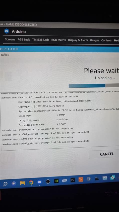 Arduino Nano Nextion Simhub 的图像结果