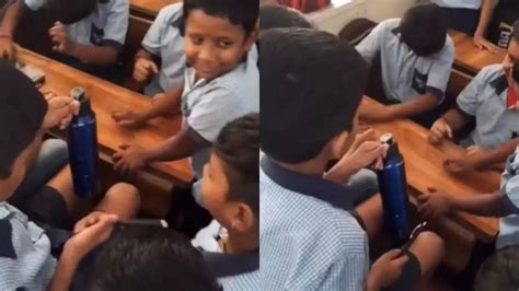 Students' Epic 'Concert' Using Geometry Box & Water Bottle Leaves ...