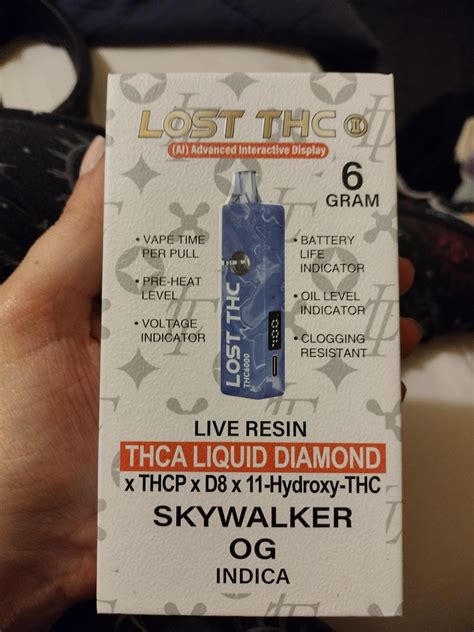 Lost THC thc6000 6g vape (is it legit?) : r/altcannabinoids