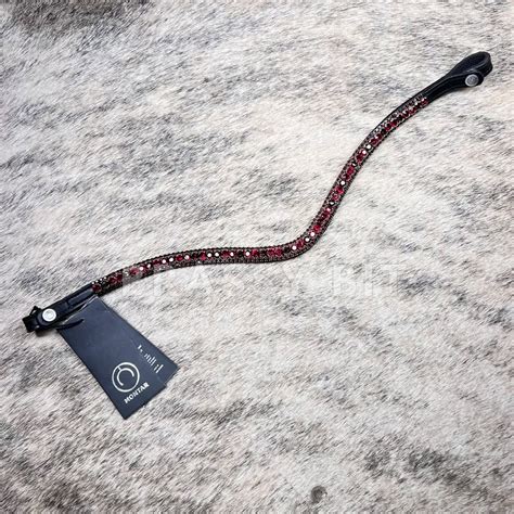 F/S Montar Dlux Bling English Bridle Browband – Brassy Bit Tack