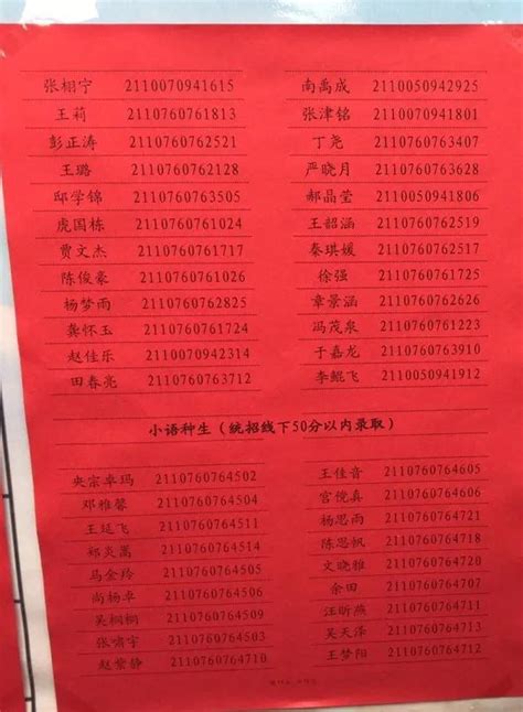 长沙市青竹湖湘一外国语学校2020年春季小学/初中收费公示牌