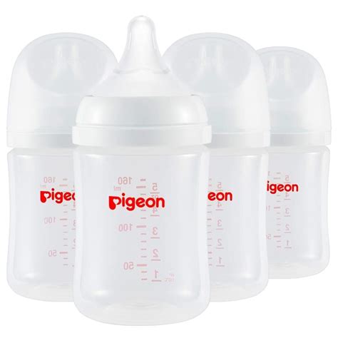Pigeon PP Nursing Bottle Wide Neck, Streamlined Body, Natural Feel ...