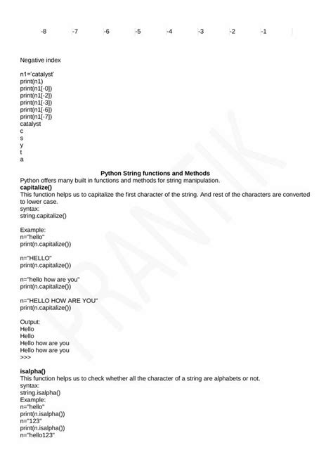 Image result for String in Python Notes