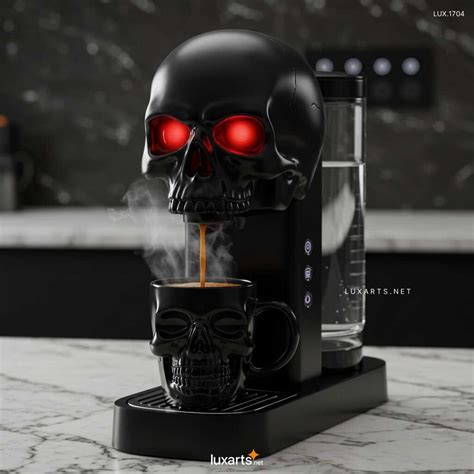LUX.1704 Skull Coffee Makers: Unique, Gothic Coffee Brewing Experience ...