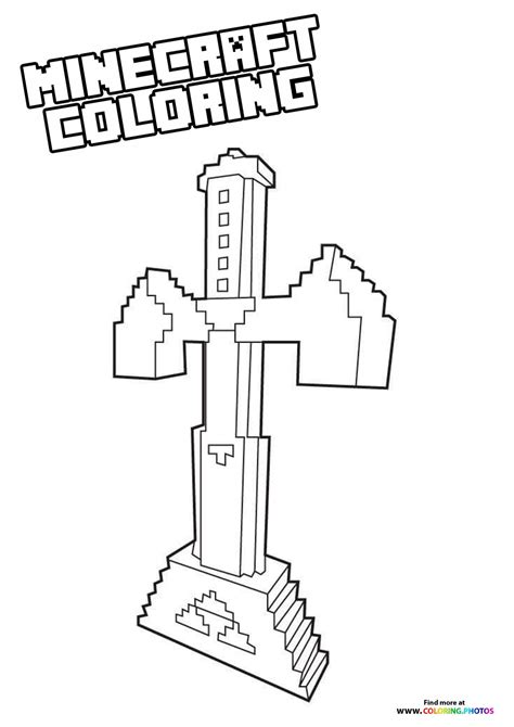 Image result for Minecraft Tools Coloring