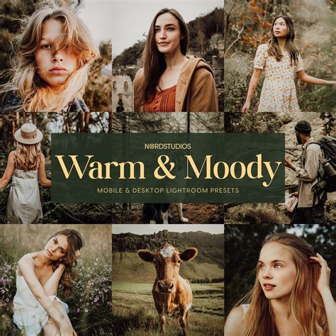 'Warm & Moody' Lightroom Presets Pack | Mobile & Desktop – Nord Studios