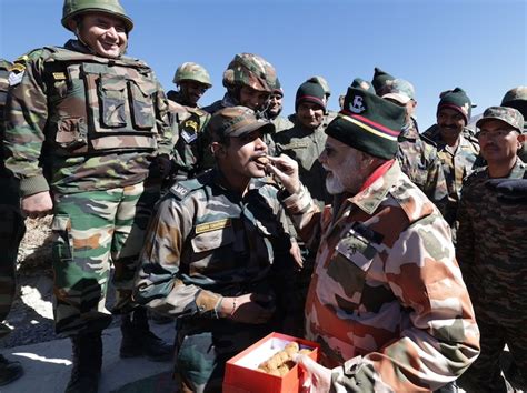 PM Modi celebrates Diwali with soldiers in Himachal's Lepcha - India Today