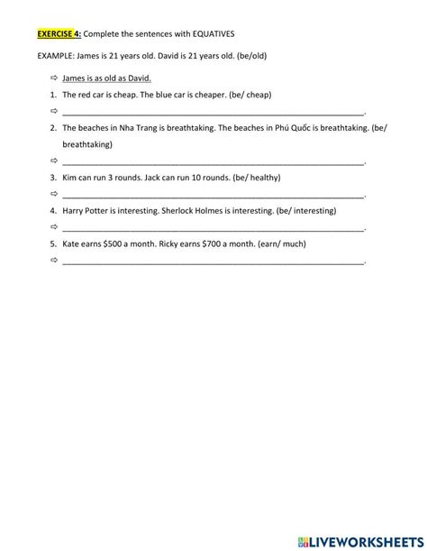 Image result for Comparison Test Worksheets