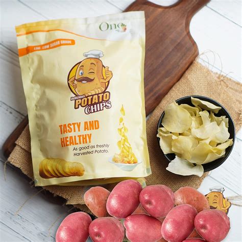 ONO VEG Low Sugar Grade Ready to Fry Raw Dry Potato Chips Homemade ...