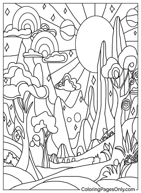 60+ Hippie Coloring Pages - Free Printable PDF, JPG, PNG & Online Coloring