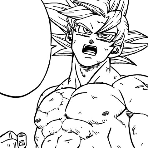 Goku Manga Panel