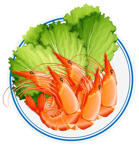 Cooked Shrimp Clip Art