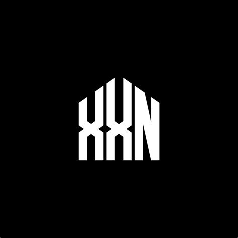 XXN letter logo design on BLACK background. XXN creative initials letter logo concept. XXN ...