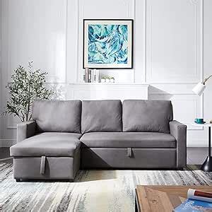 Phoenix Multi-Functional Sofa Cum Bed: Convertible Storage Sleeper Grey ...