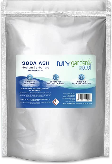 Amazon.com : My Garden Pool Soda Ash - pH Increaser for Crystal-Clear ...