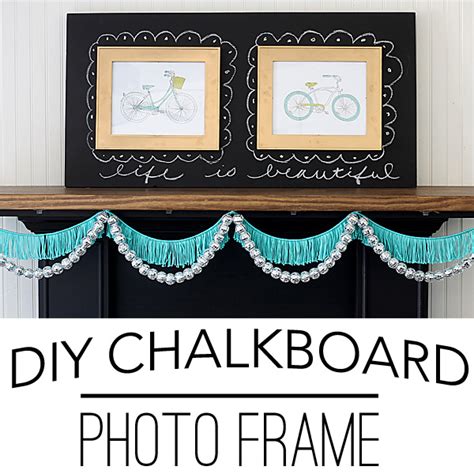 How to Make a Chalkboard Sign Using a Frame 的图像结果