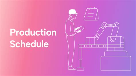 Image result for Production Schedule Example