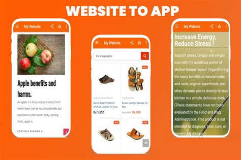 Image result for Convert Website to Android App