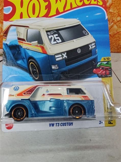 Hot Wheels 1:64 Scale | VW T3 CUSTOM | Peak Pursuit | Blue and Cream ...