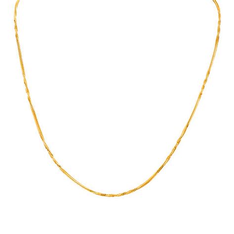 Diamond Chains - Buy 18KT Gold & Diamond Chain Online | Tanishq