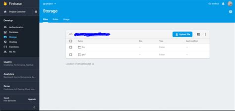 Upload File to Firebase Node.js 的图像结果