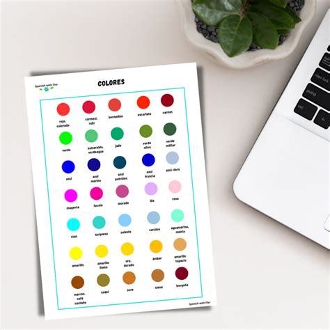 A Guide to Colors in Spanish: Phrases and Practice - Spanish with Flor