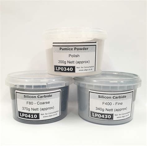 Grit Pack for Rock Tumbling (with Pumice Powder) – RockTumble