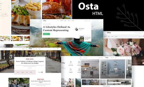 Blog Design HTML Template 的图像结果