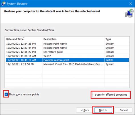 Image result for System Restore Safe Mode Windows 1.0