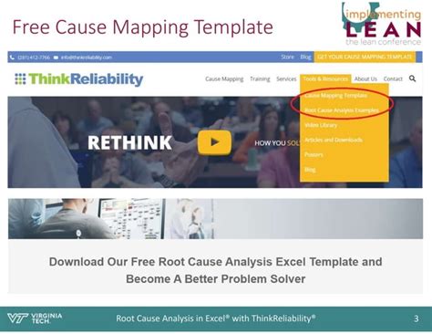 Image result for Cause Mapping Think Reliability