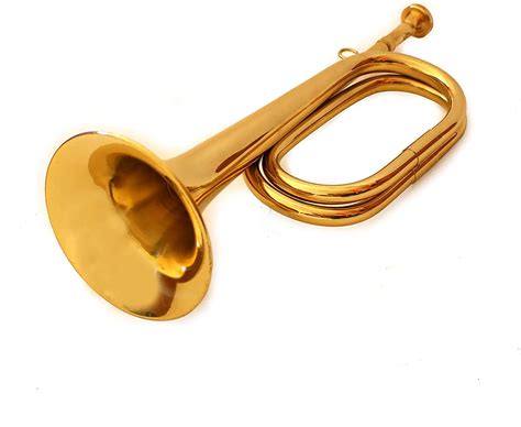 Handmade Brass Bugle Bugle Cavalry Trumpet Brass By Adiba Home Decor ...