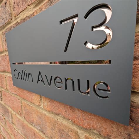 Large Modern House Signs at Corazon Stafford blog