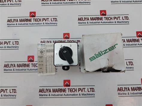 Salzer P220-61069-219M1 Rotary Cam Switch 20A, 300Vac – Aeliya Marine Tech