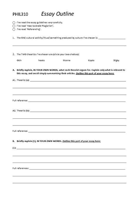 Image result for Printable Essay Outline Worksheet