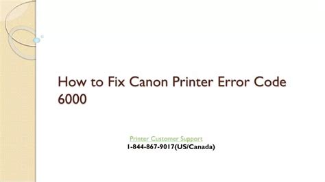 Image result for Canon Printer Error Code 6000
