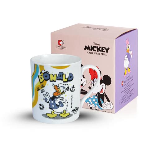 Buy Clay Craft - Official Disney Mugs : Donald Duck Print, Fine Ceramic ...