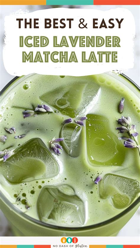 Iced Lavender Matcha Latte