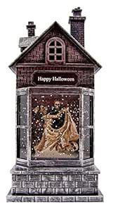 Buy Wowser Halloween Light Up Snow Globe Decoration, Dancing Skeleton ...