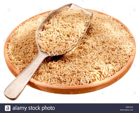 Brown Wholegrain Basmati Rice Stock Photos & Brown Wholegrain Basmati ...