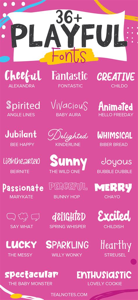 36+ Playful Font Bundle