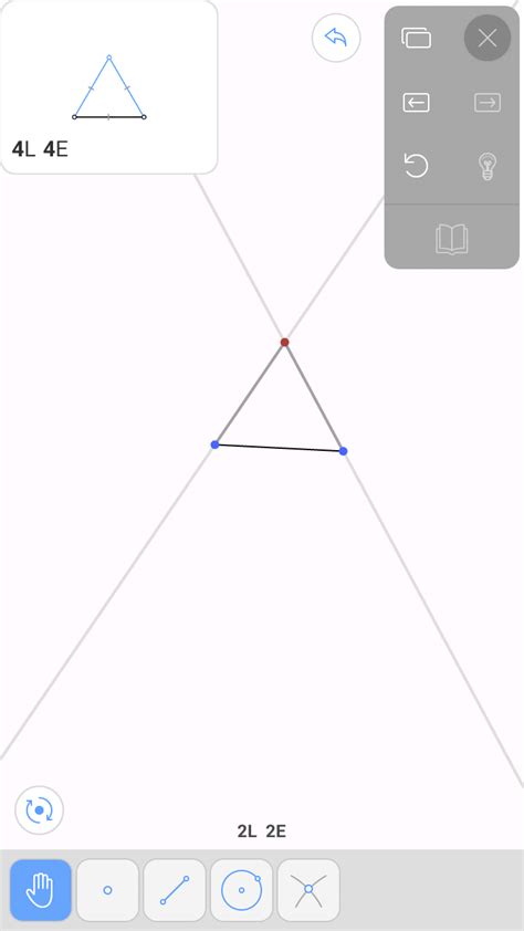 Euclidea è un rompicapo geometrico da giocare con riga e compasso