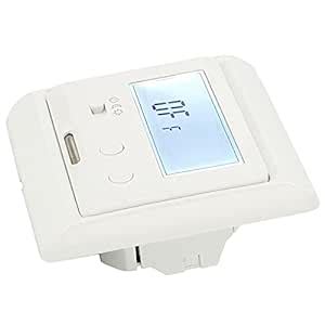 Set of 2 Thermostat, Floor Heating Floor Heating Thermostat Temperature ...