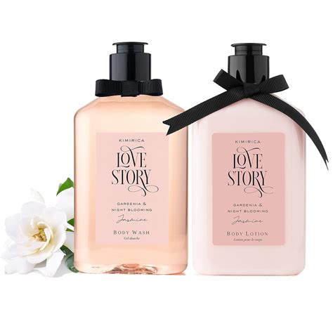 Kimirica Love Story Gardenia and Night Blooming Jasmine Shower Gel and ...