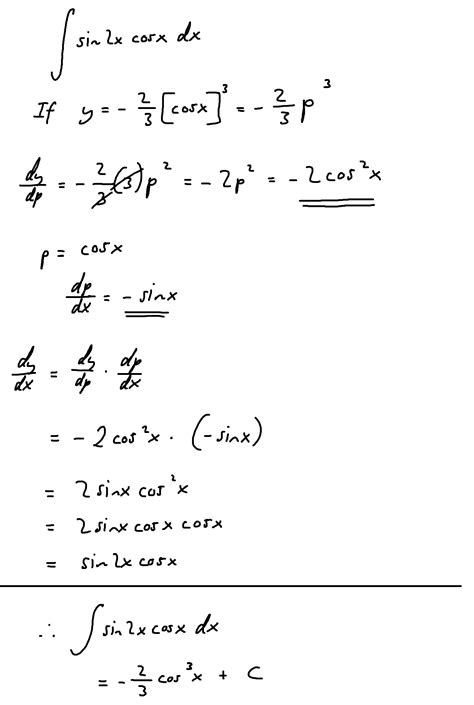 Integral of Sinx Cosx - DustinoiMclean