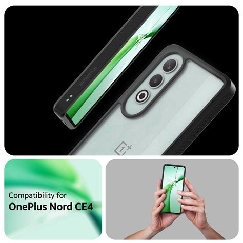 Best OnePlus Nord CE4 5G Back Cover Case | Impulse - Black