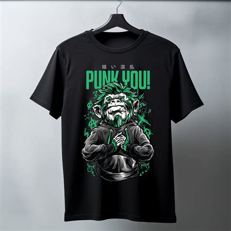 Alpha Primate – Punked Edition Regular T-Shirt – Bowchika