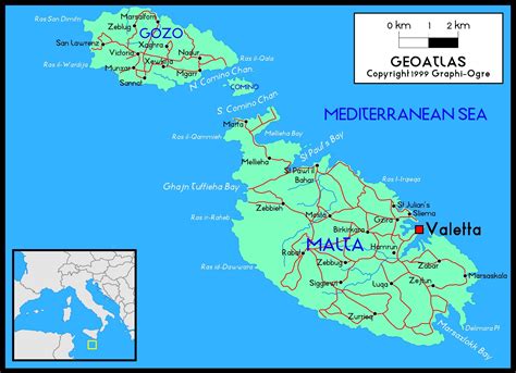 Malta Map Location